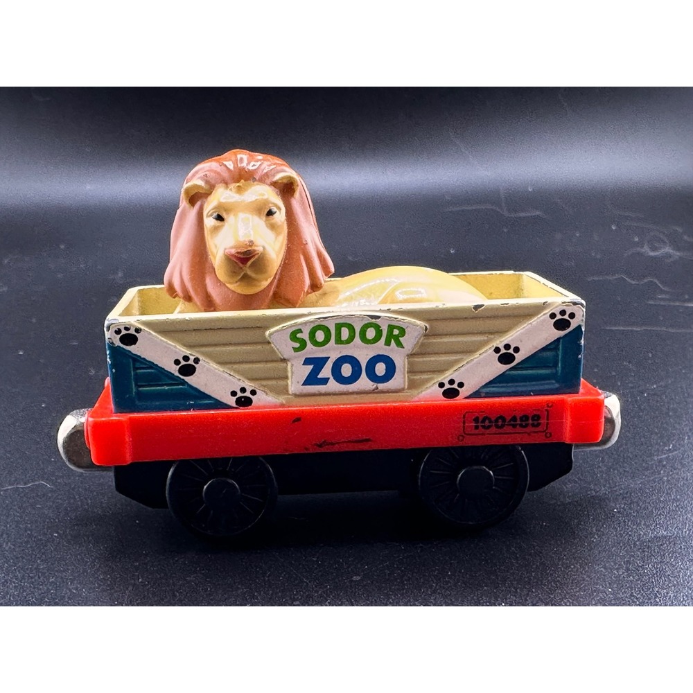 Lion Car Take N Play Along 2008 Train WORKS Roars Diecast Sodor Zoo Thomas
